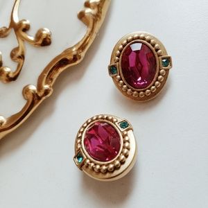 Vintage Oscar De La Renta earrings